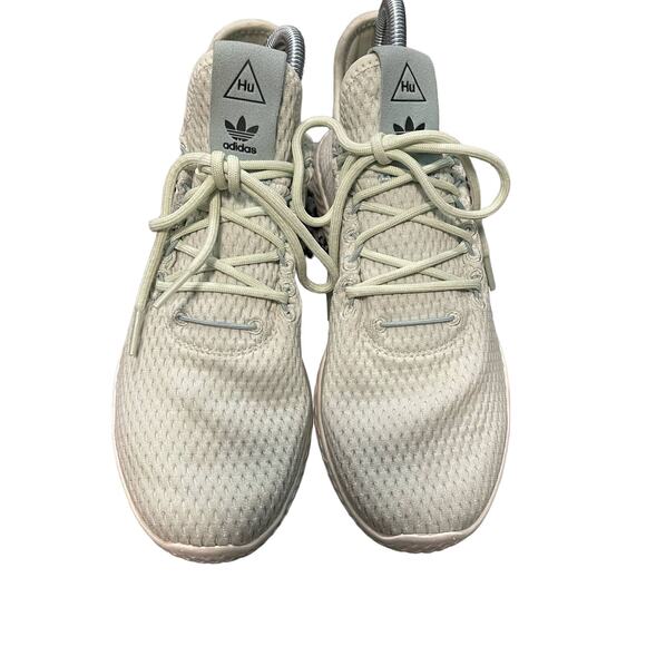 adidas Tennis Hu x Pharrell Williams Sneaker Linen Green M7 W8 - Picture 1 of 6